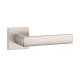HOSTA handle/rose set BAC, square rose, 7mm, nickel-plated