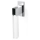 Window handle ICE CUBE K223B, chrome-plated, polished + clear polished glass (C6)