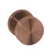 IN.00.092 Fixed doorknob on round rose, copper PVD (TCO)