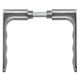 Door handle 177, stainless steel
