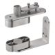 Pivot system fixed to the door frame, for 1 leaf, st.steel
