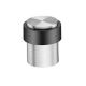 Doorstop, cylinder-shape, floor-mounted, stainless steel