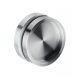 Flush handle for sliding glass doors, stainless steel