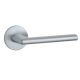 KALMIA handle/rose set BAC, round roses, 7mm, chrome-plated satin