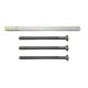 Mounting set (spindle + M6 screws) for door thickness 67-70 mm, chrome