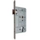 Mortise lock 65-1/2-PZ 55/72-20, stainless steel, RH
