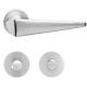 KOMFORT 1455 handle/rose 023 set, WC 233NT, chrome-plated satin