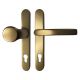KRONOS 2000 K22 Security backplate set knob/handle 8/92 aluminium bronze tone F4