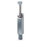 Doorstop KWS1046 throw 120 mm, silver stove enamelled