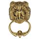 Door knocker LEONE 120 mm, brass polished
