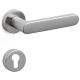 LINK handle set with roses PZ, satin chrome (CO)