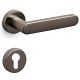 LINK handle set with roses PZ, satin bronze PVD (DS)