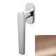 Window handle Logu rokturis LUGANO K258B, copper PVD satin (RS)
