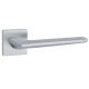 LUNARIA handle/rose set BAC, square rose, 7mm, chrome-plated satin