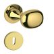 MELANZANA M266B handle/rose set, BB, gold tone PVD, polished (ZL)