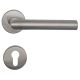 MOSKAU II handle set with roses.PZ, stainless steel