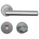 Natascha-R handle set with roses WC, alum.F1