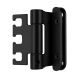 2049/160/56 FD heavy duty hinge for rebated doors with acoustic seal, black RAL 9005