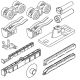 HAWA Porta 60 HMT Pocket sliding door hardware set for 1 leaf, w/o track