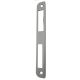 3-N rebated door strike plate, lacquered titanium tone, left