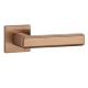RAFLESIA handle/rose set BAC, square rose, 7mm, copper-tone PVD matt