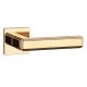 RAFLESIA handle/rose set BAC, square rose, 7mm, gold-tone polished