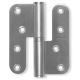 RD25 hinge 100x86 with ball bearing, st.steel, right - PACKAGE 120 PC.