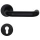 RIVA-103 FS grade 4 handle/rose set PZ for fireproof doors, aluminium F14 black