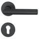 Handle/roses set RIVA-108 PZ Class 4, aluminium F14 black