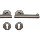 RIVA 136 FS fire safety door handle set with roses PZ, 9mm, class 4, stainless steel