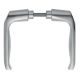 Handle set 137Z, door thickness 35-45mm, natural aluminium tone F1