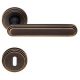 CHIC handle set with roses 004 BB, matt bronze