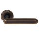 CHIC handle set with roses 004 BAC, matt bronze