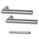 RONNY II pair of handle for glass doors WITHOUT roses, aluminium anodizes F1