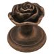 ROZE door knob 65mm, aged brass