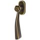 ROSE DK window handle, bronze-tone brass (BM)