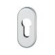 1757 PZ key rose for framed doors (1 pc.), stainless steel