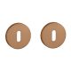 APRILE R BB round roses Ø 52mm, thickness, copper-tone PVD matt