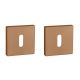 APRILE Q BB square rose 53 x 53mm, thickness 7mm, copper-tone PVD matt