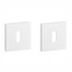 APRILE Q BB square rose 53 x 53mm, thickness 7mm, matt white