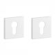 APRILE Q PZ square rose 53 x 53mm, thickness 7mm, matt white