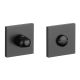 WC-stopper 4x4/6/8mm, nelinurksete rosettidega, 53 x 53mm, paksus 7mm, must