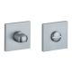 WC-stopper 4x4/6/8mm, nelinurksete rosettidegad, 53 x 53mm, paksus 7mm, satiinkroomitud