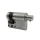 S11 modular half cylinder P30-10mm with knob connector, satin nickel