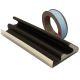 Weather seal Schlegel QL-3091, 9,8x15, brown RAL8019, (roll 150 m)