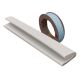 weather seal with adhesive tape QL-3116, white RAL9003 (roll 300 m)