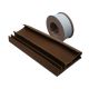 Weather seal, AC, 18mm, brown rustic (roll 150 m)