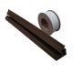 Window seal 6020, 2.5mm, AC, brown rustic (roll 200 m)