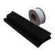 ASF 6161 H window and door seal, black (roll 200 m)