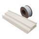 Weather seal Deventer SP125, 8x12mm, white (roll 200 m)